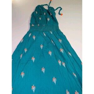 Anthropologie RARE Floreat Embroidered Maxi dress XS 0